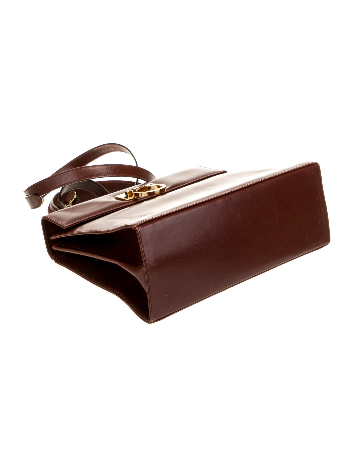 Salvatore Ferragamo Leather Top Handle Bag